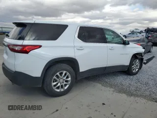 2020 Chevrolet Traverse LS with VIN 1GNEVLKW1LJ275991, listed as a Copart auction lot 71838494 with 98,110 mi miles and Salvage Title. Bid and sale history available at carsss.com. Image 3.