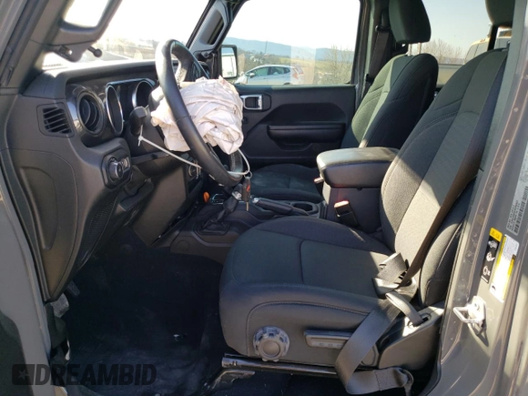 2020 Jeep Wrangler Unlimited Sport Altitude with VIN 1C4HJXDG5LW346627, listed as a Copart auction lot 48983145 with Not provided miles and Salvage title. Bid and sale history available at DreamBid. Image 7.