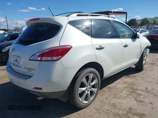 2012 Nissan Murano SL with VIN JN8AZ1MW0CW232649, listed as a IAAI auction lot 41698349 with 32,108 mi miles and . Bid and sale history available at DreamBid. Image 4.