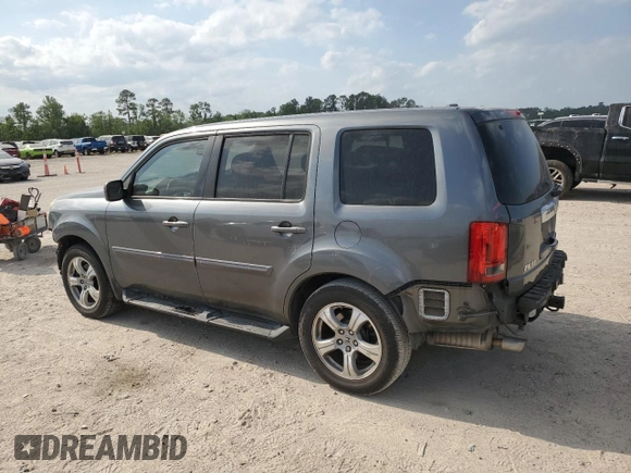 2012 Honda Pilot EX-L with VIN 5FNYF3H68CB034298, listed as a Copart auction lot 53504215 with 160,352 mi miles and Salvage title. Bid and sale history available at DreamBid. Image 2.