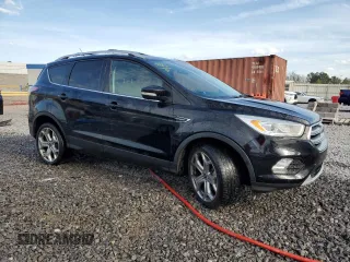 2017 Ford Escape Titanium with VIN 1FMCU0J92HUB12281, listed as a Copart auction lot 49615875 with 126,590 mi miles and Salvage Title. Bid and sale history available at carsss.com. Image 4.