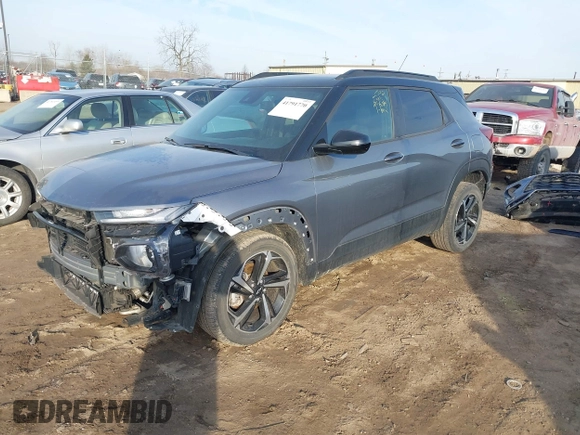 2022 Chevrolet TrailBlazer RS with VIN KL79MTSL0NB035652, listed as a IAAI auction lot 41791770 with 25,046 mi miles and . Bid and sale history available at DreamBid. Image 19.