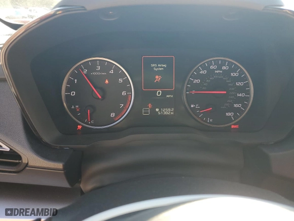 2022 Subaru WRX Premium with VIN JF1VBAF63N9011911, listed as a Copart auction lot 43696405 with 51,382 mi miles and Salvage Title. Bid and sale history available at carsss.com. Image 9.