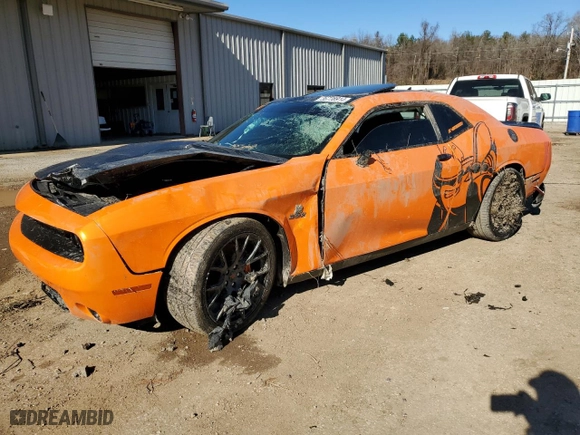 2020 Dodge Challenger R/T Scat Pack with VIN 2C3CDZFJ1LH203697, listed as a Copart auction lot 86728914 with 48,703 mi miles and Salvage Title. Bid and sale history available at carsss.com. Image 1.