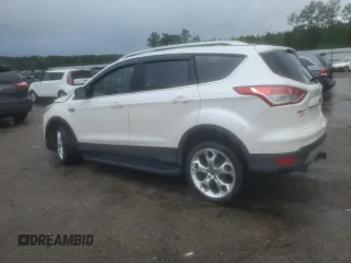 2013 Ford Escape Titanium with VIN 1FMCU0J96DUC19683, listed as a Copart auction lot 50104954 with 153,963 mi miles and Salvage Title. Bid and sale history available at carsss.com. Image 2.