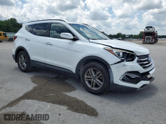 2018 Hyundai Santa Fe 2.4L with VIN 5NMZU3LB5JH060254, listed as a Copart auction lot 61834965 with 58,790 mi miles and Salvage title. Bid and sale history available at DreamBid. Image 4.