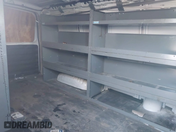 2013 Chevrolet Express Cargo with VIN 1GCZGTBG9D1109295, listed as a IAAI auction lot 41379334 with 91,422 mi miles and . Bid and sale history available at DreamBid. Image 8.