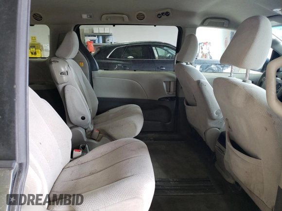 2012 Toyota Sienna LE AAS with VIN 5TDKK3DCXCS224922, listed as a Copart auction lot 57770865 with 210,320 mi miles and Salvage title. Bid and sale history available at DreamBid. Image 11.