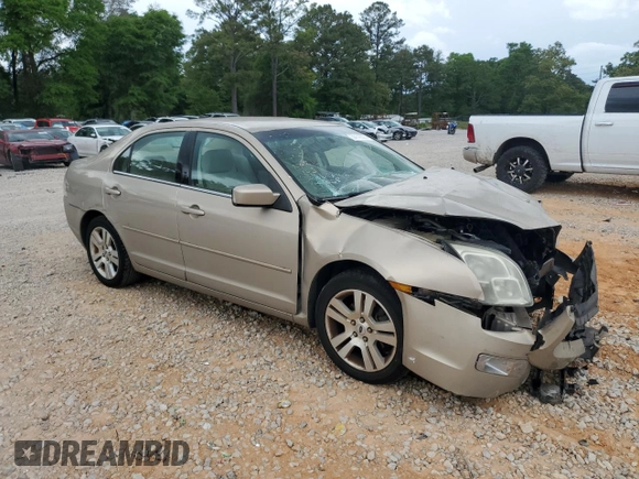 2008 Ford Fusion SEL with VIN 3FAHP08168R240117, listed as a Copart auction lot 54148595 with 0 mi miles and Salvage Title. Bid and sale history available at carsss.com. Image 4.