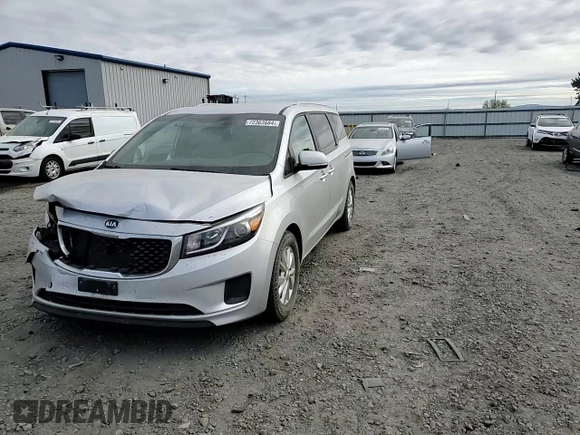 2016 Kia Sedona LX with VIN KNDMB5C13G6088465, listed as a Copart auction lot 72363684 with 89,018 mi miles and Salvage Title. Bid and sale history available at DreamBid. Image 12.