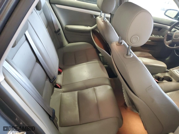 2007 Audi A4 2.0T with VIN WAUDF78E77A074221, listed as a Copart auction lot 47201605 with 134,577 mi miles and Salvage Title. Bid and sale history available at carsss.com. Image 10.
