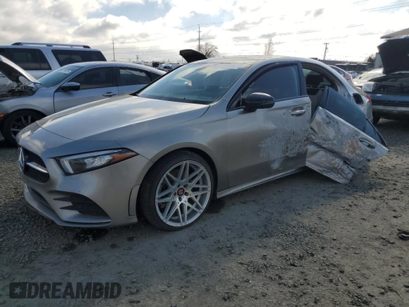 2019 Mercedes-Benz A 220 with VIN WDD3G4FB3KW017700, listed as a Copart auction lot 48054685 with 55,296 mi miles and Clean Title. Bid and sale history available at DreamBid. Image 1.
