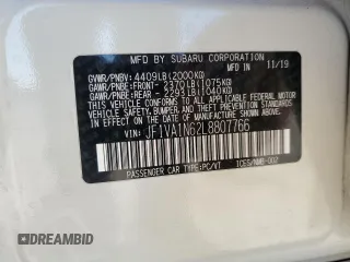 2020 Subaru WRX Limited with VIN JF1VA1N62L8807766, listed as a Copart auction lot 84269764 with 39,367 mi miles and Salvage Title. Bid and sale history available at carsss.com. Image 13.