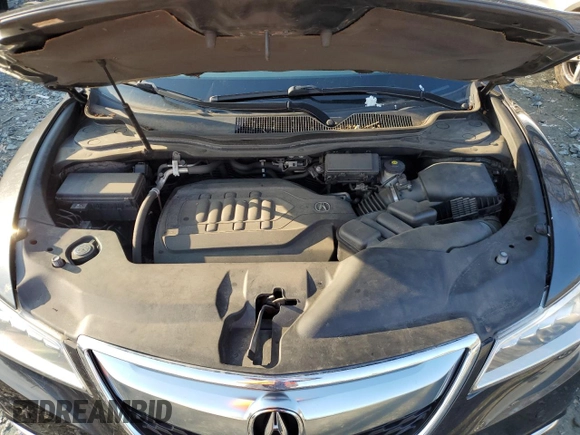 2016 Acura MDX w/Advance with VIN 5FRYD4H90GB034838, listed as a Copart auction lot 44778215 with 0 mi miles and Salvage Title. Bid and sale history available at carsss.com. Image 12.
