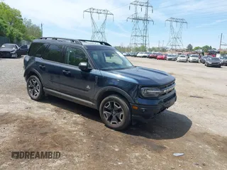 2022 Ford Bronco Sport Outer Banks with VIN 3FMCR9C63NRE27487, listed as a IAAI auction lot 42137205 with 46,637 mi miles and . Bid and sale history available at DreamBid. Image 1.