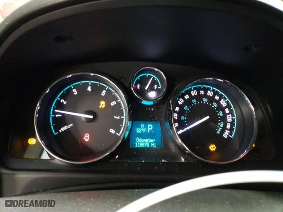 2013 Chevrolet Captiva Sport Fleet LS with VIN 3GNAL2EK9DS609191, listed as a Copart auction lot 80363284 with 118,675 mi miles and Salvage Title. Bid and sale history available at carsss.com. Image 9.