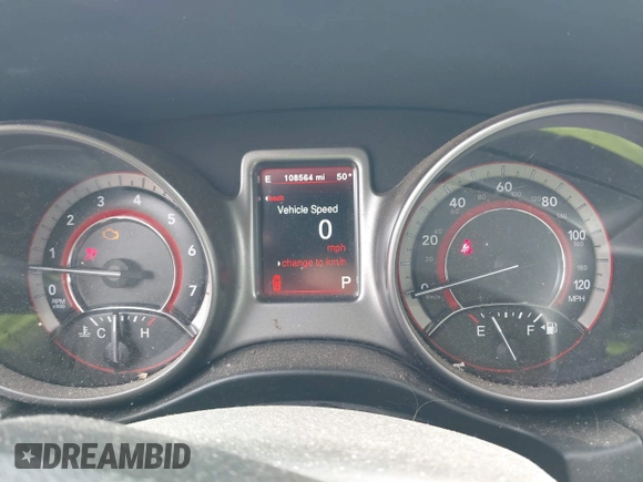 2018 Dodge Journey Crossroad with VIN 3C4PDDGG1JT430525, listed as a IAAI auction lot 40587131 with 108,564 mi miles. Bid and sale history available at carsss.com. Image 7.