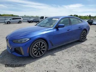 2024 BMW i4 xDrive40 z VIN WBY83FB09RFR86261, wystawiony jako Copart lot #57333275 z przebiegiem 19 254 mil mil oraz Szkoda całkowita • Salvage title. Historia ofert i sprzedaży dostępna na DreamBid. Obrazek 1.