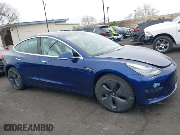 2020 Tesla Model 3 Long Range with VIN 5YJ3E1EB9LF744684, listed as a IAAI auction lot 41805065 with 92,123 mi miles. Bid and sale history available at carsss.com. Image 14.