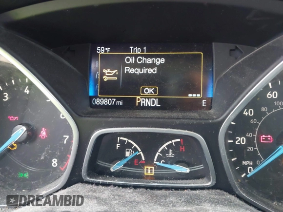 2016 Ford Focus SE with VIN 1FADP3F28GL254321, listed as a IAAI auction lot 42158144 with 89,807 mi miles. Bid and sale history available at carsss.com. Image 7.