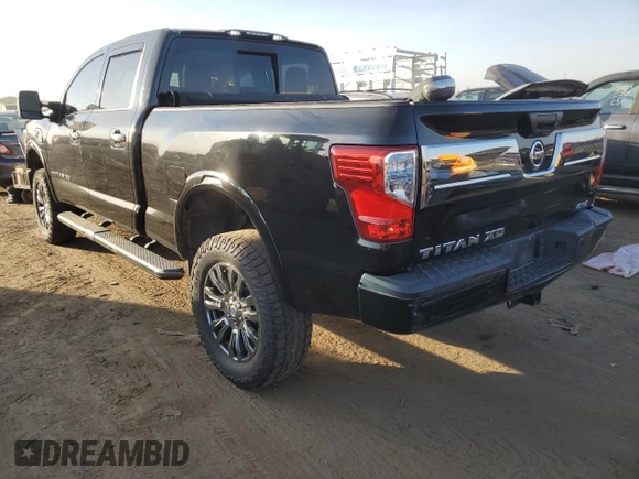 2016 Nissan Titan XD Platinum Reserve with VIN 1N6BA1F40GN506668, listed as a Copart auction lot 76357204 with 89,839 mi miles and Salvage Title. Bid and sale history available at carsss.com. Image 2.