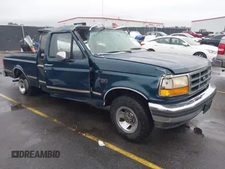 1995 Ford F-150 with VIN 1FTEX15N8SKB65989, listed as a IAAI auction lot 41132069 with 1 mi miles. Bid and sale history available at carsss.com. Image 1.