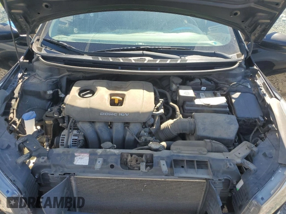 2017 Kia Forte LX with VIN 3KPFK4A72HE061103, listed as a Copart auction lot 80927734 with 156,753 mi miles and Salvage Title. Bid and sale history available at carsss.com. Image 12.