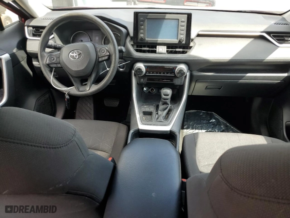 2019 Toyota RAV4 XLE with VIN JTMW1RFV9KD500555, listed as a Copart auction lot 48902165 with 84,377 mi miles and Salvage Title. Bid and sale history available at carsss.com. Image 8.