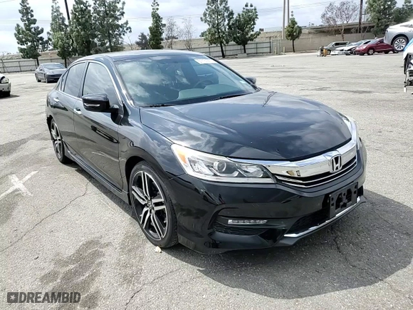 2017 Honda Accord Sedan Sport with VIN 1HGCR2F55HA056735, listed as a Copart auction lot 51131275 with 74,121 mi miles and Salvage Title. Bid and sale history available at carsss.com. Image 10.