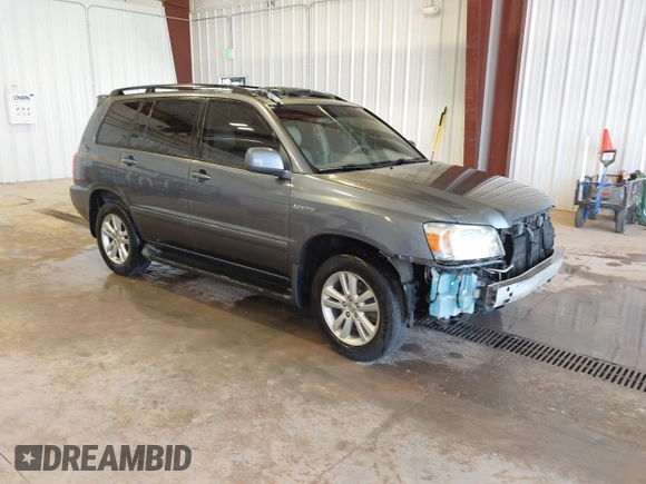 2006 Toyota Highlander Hybrid with VIN JTEDW21AX60002782, listed as a IAAI auction lot 41979903 with 295,778 mi miles. Bid and sale history available at carsss.com. Image 1.