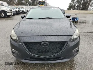 2015 Mazda 3 i SV with VIN JM1BM1T70F1246030, listed as a Copart auction lot 47873185 with 125,351 mi miles and Salvage Title. Bid and sale history available at carsss.com. Image 5.