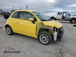 2013 FIAT 500 Pop with VIN 3C3CFFAR9DT743409, listed as a Copart auction lot 82027754 with 18,517 mi miles and Clean Title. Bid and sale history available at carsss.com. Image 4.