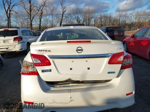 2013 Nissan Sentra S with VIN 3N1AB7AP2DL622579, listed as a IAAI auction lot 41202092 with 60,707 mi miles and . Bid and sale history available at DreamBid. Image 16.