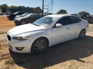 2014 Kia Cadenza Premium with VIN KNALN4D76E5131941, listed as a Copart auction lot 77544574 with 128,514 mi miles and Salvage Title. Bid and sale history available at carsss.com. Image 1.
