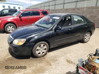 2009 Kia Spectra EX with VIN KNAFE221895631802, listed as a Copart auction lot 69585164 with 223,488 mi miles and Clean Title. Bid and sale history available at carsss.com. Image 1.