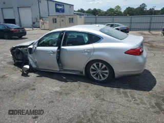 2012 Infiniti M with VIN JN1BY1AP1CM333116, listed as a Copart auction lot 68838294 with 44,248 mi miles and Salvage Title. Bid and sale history available at DreamBid. Image 2.
