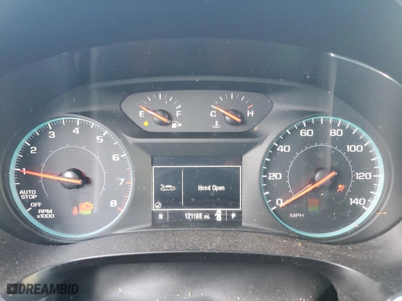 2020 Chevrolet Malibu LT with VIN 1G1ZD5STXLF098707, listed as a Copart auction lot 46985705 with 121,198 mi miles and Salvage Title. Bid and sale history available at carsss.com. Image 9.