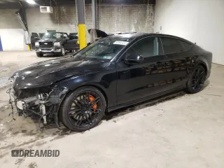 2014 Audi S7 Prestige with VIN WAUW2AFC6EN142369, listed as a Copart auction lot 80664454 with 124,951 mi miles and Salvage Title. Bid and sale history available at carsss.com. Image 1.