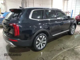2021 Kia Telluride S with VIN 5XYP64HCXMG192305, listed as a Copart auction lot 88643565 with 75,162 mi miles and Salvage title. Bid and sale history available at DreamBid. Image 3.