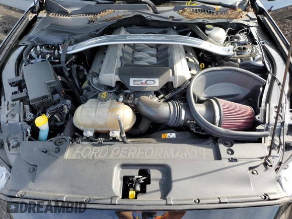 2017 Ford Mustang GT Premium with VIN 1FATP8FF4H5327203, listed as a Copart auction lot 83192564 with 71,736 mi miles and Salvage title. Bid and sale history available at DreamBid. Image 11.