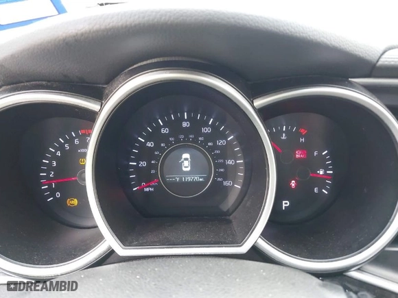 2015 Kia Optima EX with VIN 5XXGN4A76FG491572, listed as a IAAI auction lot 41940147 with 119,770 mi miles. Bid and sale history available at carsss.com. Image 7.