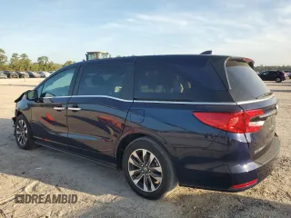 2024 Honda Odyssey EX-L with VIN 5FNRL6H63RB042753, listed as a Copart auction lot 65665724 with Not Provided miles and Salvage Title. Bid and sale history available at DreamBid. Image 2.