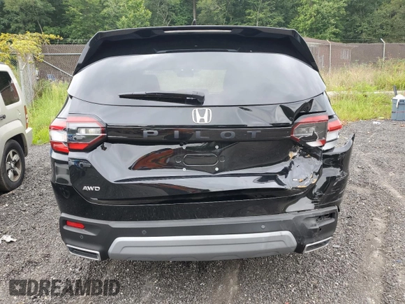 2024 Honda Pilot Elite with VIN 5FNYG1H85RB000279, listed as a Copart auction lot 69531174 with 8,664 mi miles and Salvage Title. Bid and sale history available at carsss.com. Image 6.