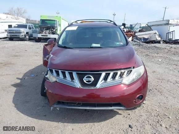 2009 Nissan Murano S with VIN JN8AZ18W49W131035, listed as a IAAI auction lot 41791729 with NaN miles. Bid and sale history available at carsss.com. Image 11.
