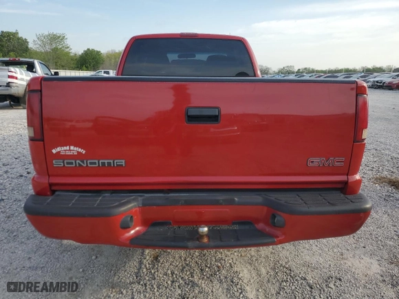 2002 GMC Sonoma SLS with VIN 1GTCS195828118247, listed as a Copart auction lot 53692135 with 198,055 mi miles and Clean Title. Bid and sale history available at carsss.com. Image 6.