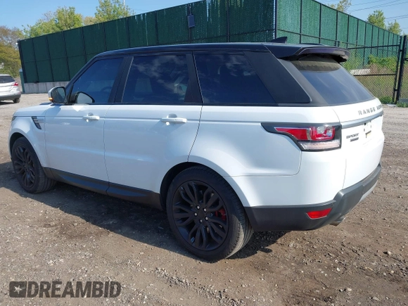 2017 Land Rover Range Rover Sport with VIN SALWR2FE4HA176613, listed as a IAAI auction lot 42134045 with 54,060 mi miles and . Bid and sale history available at DreamBid. Image 3.