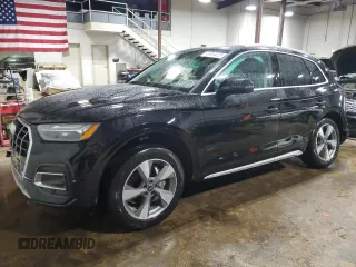 2024 Audi Q5 Premium Plus z VIN WA1BBAFY6R2017287, wystawiony jako Copart lot #49304225 z przebiegiem 13 313 mil mil oraz Szkoda całkowita • Salvage title. Historia ofert i sprzedaży dostępna na DreamBid. Obrazek 1.