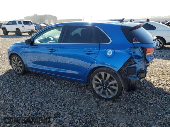 2018 Hyundai Elantra GT Sport with VIN KMHH55LC1JU032985, listed as a Copart auction lot 77598934 with 43,221 mi miles and Salvage Title. Bid and sale history available at carsss.com. Image 2.