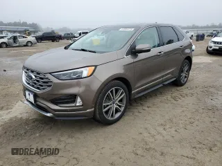 2019 Ford Edge Titanium z VIN 2FMPK3K92KBB66670, wystawiony jako Copart lot #44984415 z przebiegiem 52 307 mil mil oraz Szkoda całkowita • Salvage title. Historia ofert i sprzedaży dostępna na DreamBid. Obrazek 1.