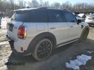 2018 MINI Countryman Cooper with VIN WMZYS7C37J3E08896, listed as a Copart auction lot 45502785 with 52,736 mi miles and Salvage title. Bid and sale history available at DreamBid. Image 3.